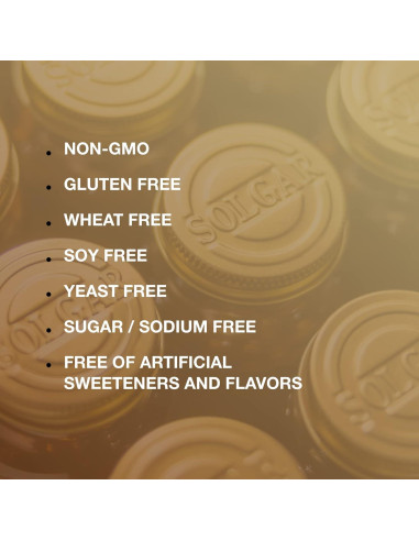 Citrato de Magnesio Solgar 60 Tabletas - Absorbible, Vegano