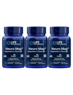 Suplemento de Magnesio L-Treonato Life Extension 90 Cápsulas