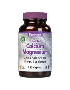 Tabletas de Calcio y Magnesio BlueBonnet 120 Unidades