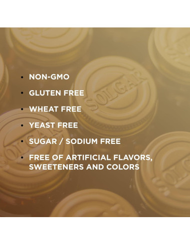 Suplemento de Zinc 50 Mg Solgar - 100 Tabletas Vegetarianas