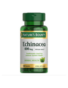 Echinacea Nature's Bounty 400mg 100 Cápsulas Suplemento Inmunológico