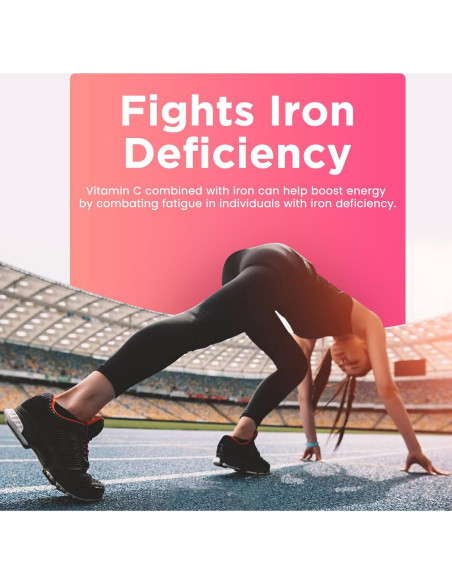 Gomitas de Hierro CFILIHTC 60ct Fresa - Suplemento Vegano