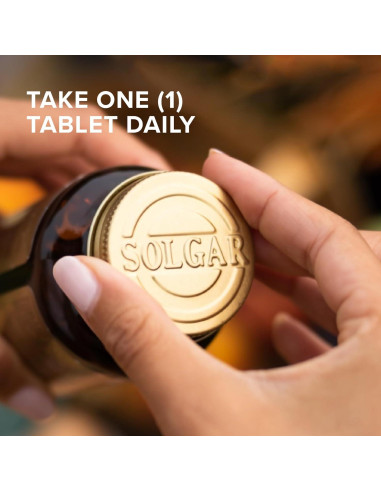 Solgar Hierro Quelado 100 Tabletas - Suave para Estómago - Vegano