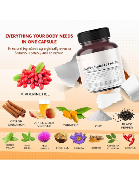 Vinagre de Sidra de Manzana con Canela y Cúrcuma PeakPury 150 cápsulas