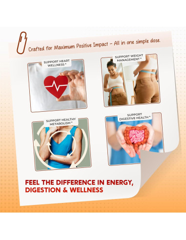 Vinagre de Sidra de Manzana con Canela y Cúrcuma PeakPury 150 cápsulas