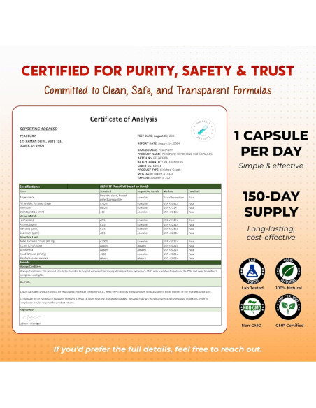 Vinagre de Sidra de Manzana con Canela y Cúrcuma PeakPury 150 cápsulas