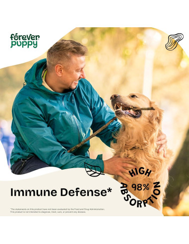 Gotas Inmunes para Perros Forever Puppy 59 ml - Suplemento Saludable