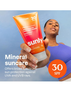 Crema Solar Mineral ATTITUDE SPF 30 Óxido de Zinc 147g 2