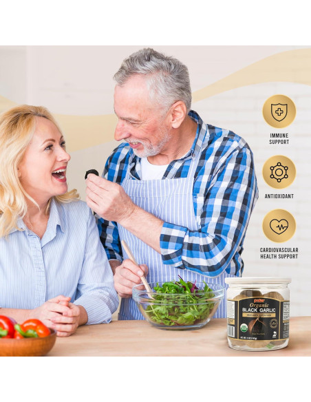 Ajo Negro Orgánico MW Polar 142 g - Snack Saludable Natural