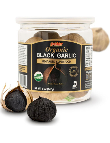 Ajo Negro Orgánico MW Polar 142 g - Snack Saludable Natural