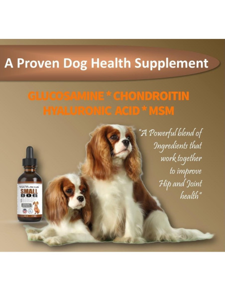 Suplemento Líquido de Glucosamina Nodens 59ml para Perros Pequeños