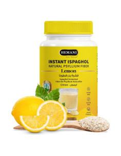Suplemento de fibra Hemani Ispaghol 100g sabor limón
