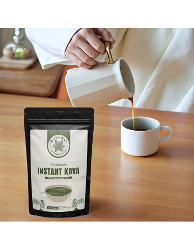 Kava Instantáneo Mitra Man 100% Natural 113.4g - Polvo Calmante