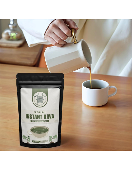 Kava Instantáneo Mitra Man 100% Natural 113.4g - Polvo Calmante