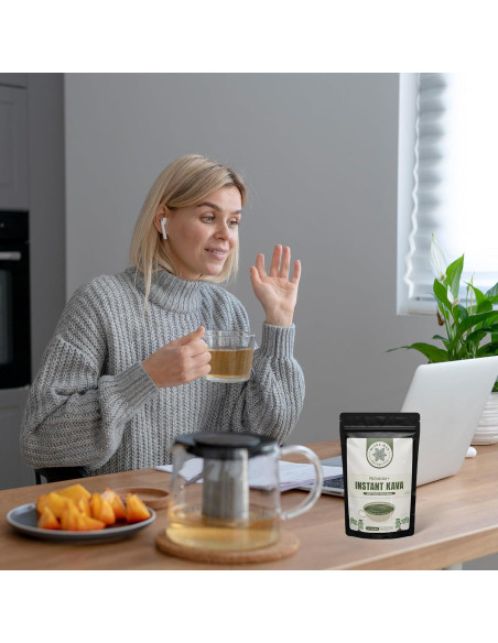 Kava Instantáneo Mitra Man 100% Natural 113.4g - Polvo Calmante