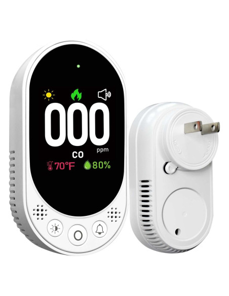 Detector de Monóxido de Carbono Enchufable VETOUCH L6068