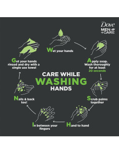 Barra de Jabón Dove Men+Care Extra Fresco 4x73.93g - Hidratante 3 en 1 2