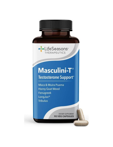 LifeSeasons Masculini-T - Suplemento Natural Testosterona 90 Cápsulas