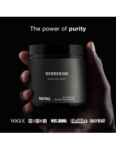 Suplemento de Berberina Toniiq 500mg - 90 Cápsulas Vegetales 2
