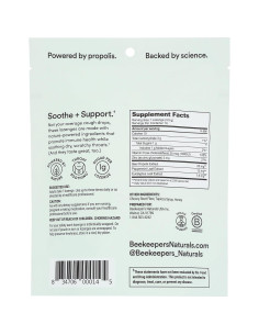 Pastillas de Menta y Eucalipto Beekeepers Naturals 14 Unidades 2