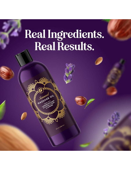 Aceite de Masaje Aromaterapia Lavanda 236.6 ml - Honeydew