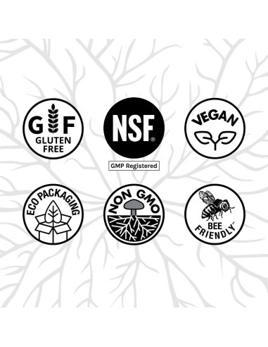 Cápsulas de Reishi Host Defense - Suplemento Inmunológico 30 Unidades