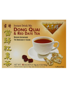 Té Instantáneo Príncipe de la Paz Dong Quai y Dátil Rojo 20 Bolsitas
