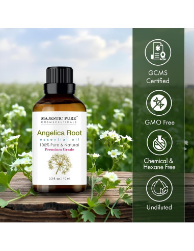 Aceite Esencial de Raíz de Angélica Majestic Pure 8.8 ml