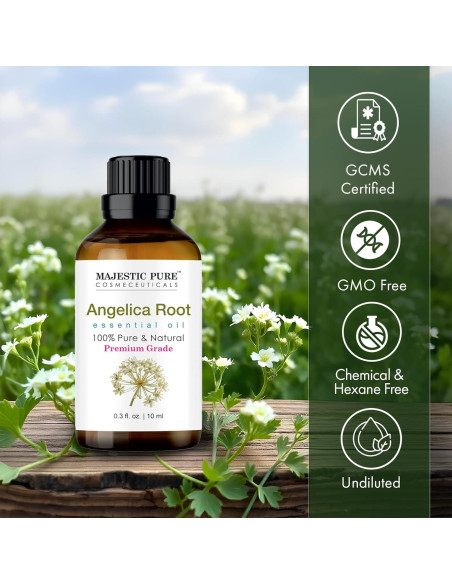 Aceite Esencial de Raíz de Angélica Majestic Pure 8.8 ml Aceite Esencial de Raíz de Angélica Majestic Pure 8.8 ml