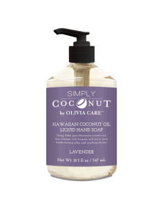 Jabón Líquido Natural para Manos Olivia Care 525g - Lavanda y Coco