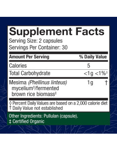 Cápsulas de Hongo Mesima Host Defense - 60 Unidades 2