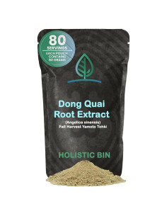 Polvo de Raíz de Dong Quai Holistic Bin 80g - Ginseng Femenino