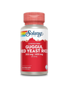Solaray Extracto de Guggul y Arroz de Levadura Roja 60 Cápsulas