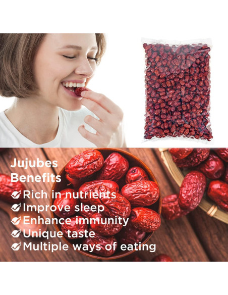 Dátiles Jujube Secos NESTLADY 2.27 kg - Snack Saludable Natural