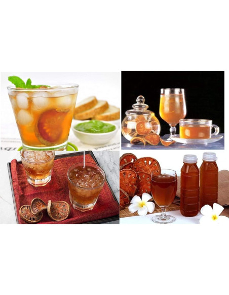 Té de Hierbas Bael Seco Aegle Marmelos 300 g - Grado Premium Té de Hierbas Bael Seco Aegle Marmelos 300 g - Grado Premium