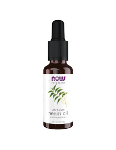 Aceite de Neem 100% Puro NOW Foods 30ml Alivio Piel Irritada