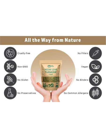 Té de Neem con Cúrcuma Genius Nature 226g - Sin Cafeína Té de Neem con Cúrcuma Genius Nature 226g - Sin Cafeína