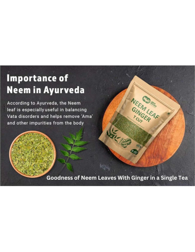 Té de Neem con Jengibre 227 g - Aumenta Inmunidad y Digestión
