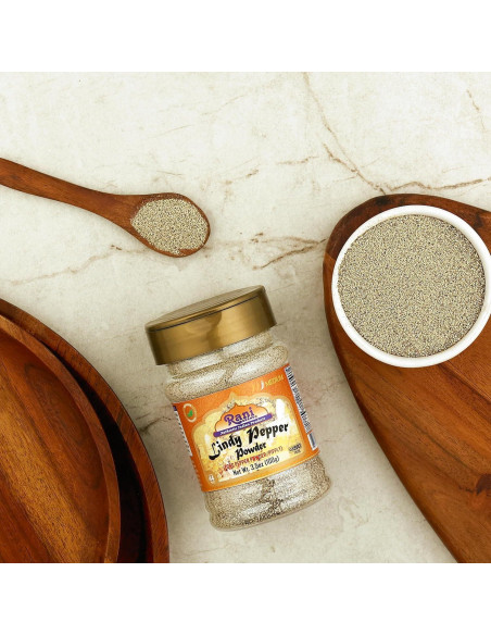 Pimienta Larga en Polvo Rani Lindy 100g - Natural y Vegano