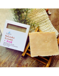 Jabón de Leche de Cabra Bluebyrd con Azúcar Moreno y Higo 142g 2