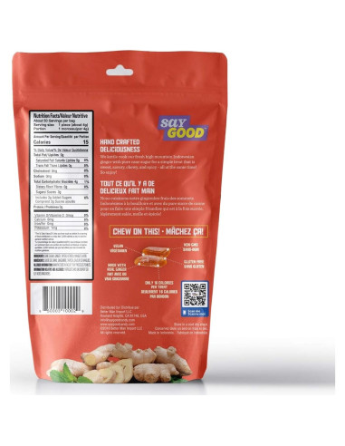 Caramelos de Jengibre Artesanales Say Good Mango 200g