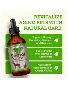 Suplemento Herbal Animal Essentials 30 ml para Perros y Gatos Mayores 2