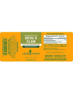 Extracto Líquido de Garra del Diablo Herb Pharm 30 ml 2