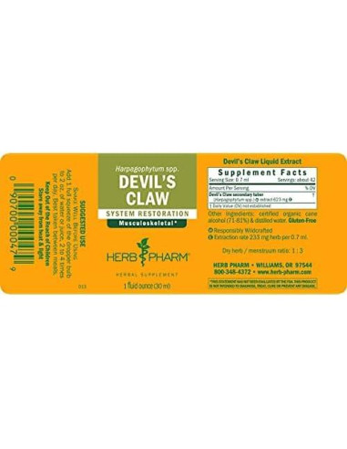 Extracto Líquido de Garra del Diablo Herb Pharm 30 ml