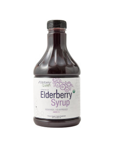 Jarabe de Saúco Orgánico Elderberry Queen 887 ml - Soporte Inmunológico