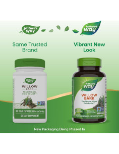 Corteza de Sauce Nature's Way 680 mg 100 Cápsulas Veganas 2