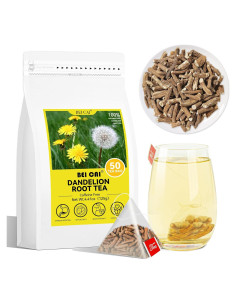 Té de raíz de diente de león BEI CAI 50 bolsas 100% natural