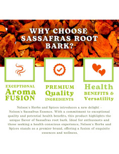 Té de Nelson - Corteza de Raíz de Sassafrás 28.35 g 2