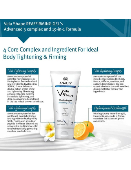 Gel Reafirmante Anti Celulitis Anacis 144.3 g - Hidratante