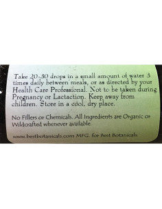 Extracto de Hoja de Chaparral 29.57 ml Mejores Botánicos 2